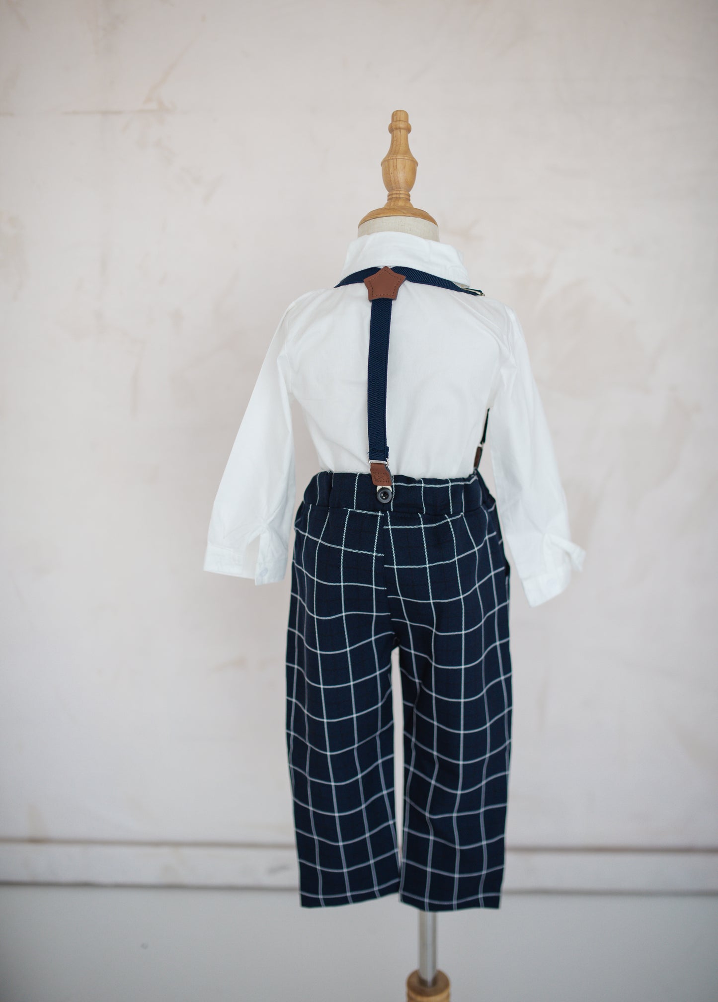 4-Pc Navy Stripe Suit