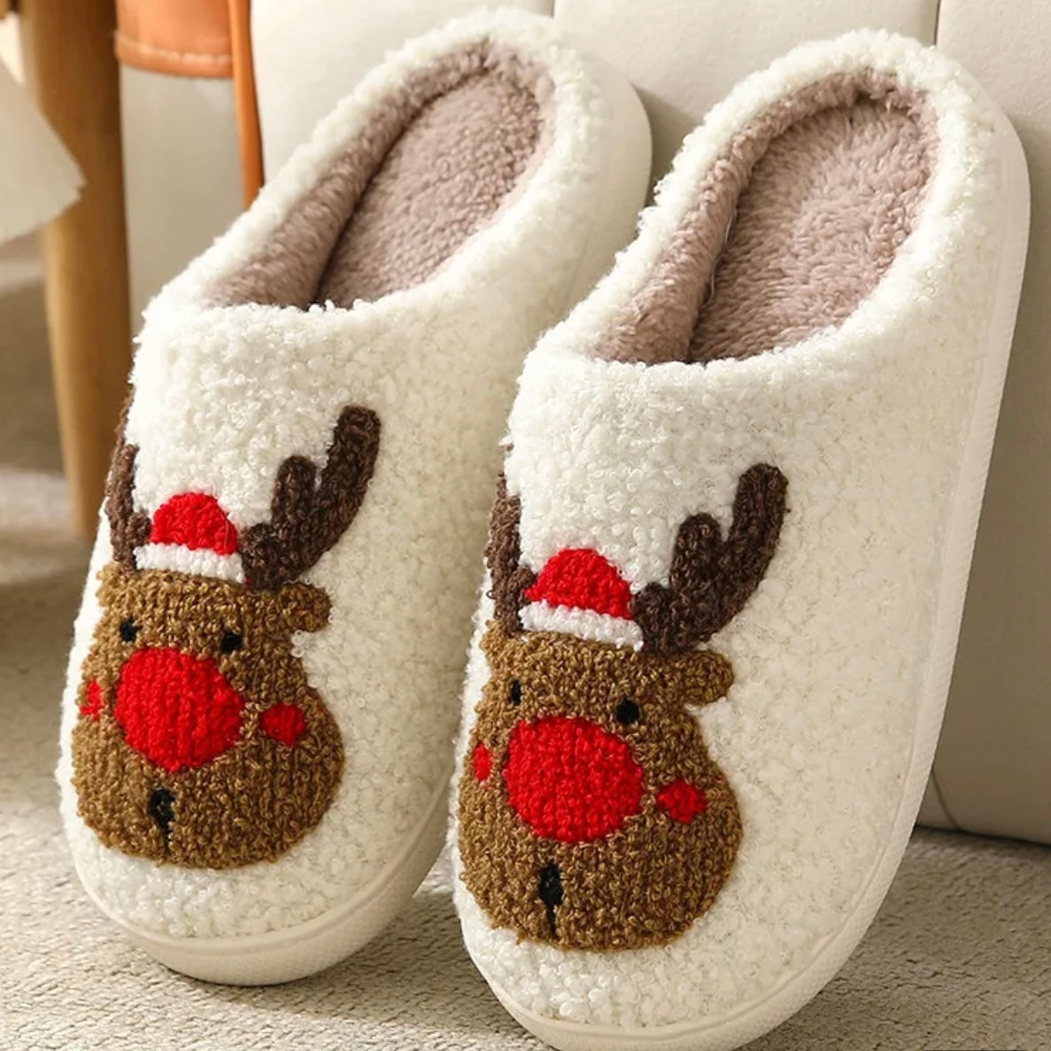 Womens Plush Slippers