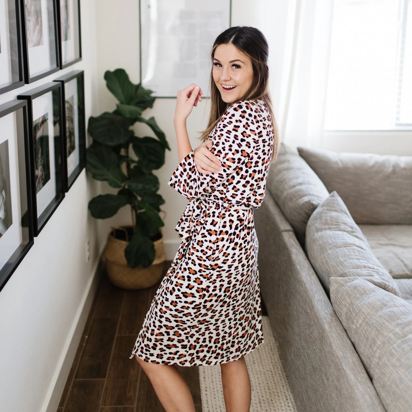 Mix & Match Bamboo Maternity Robe