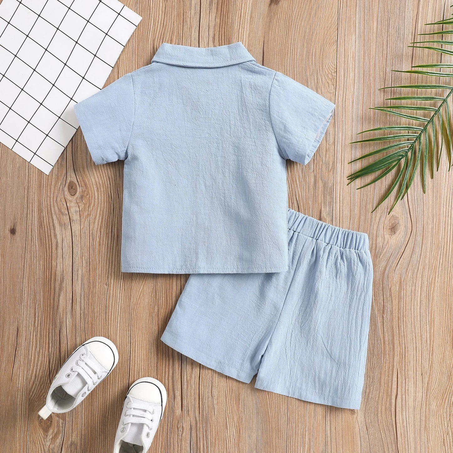 Linen Collared Set