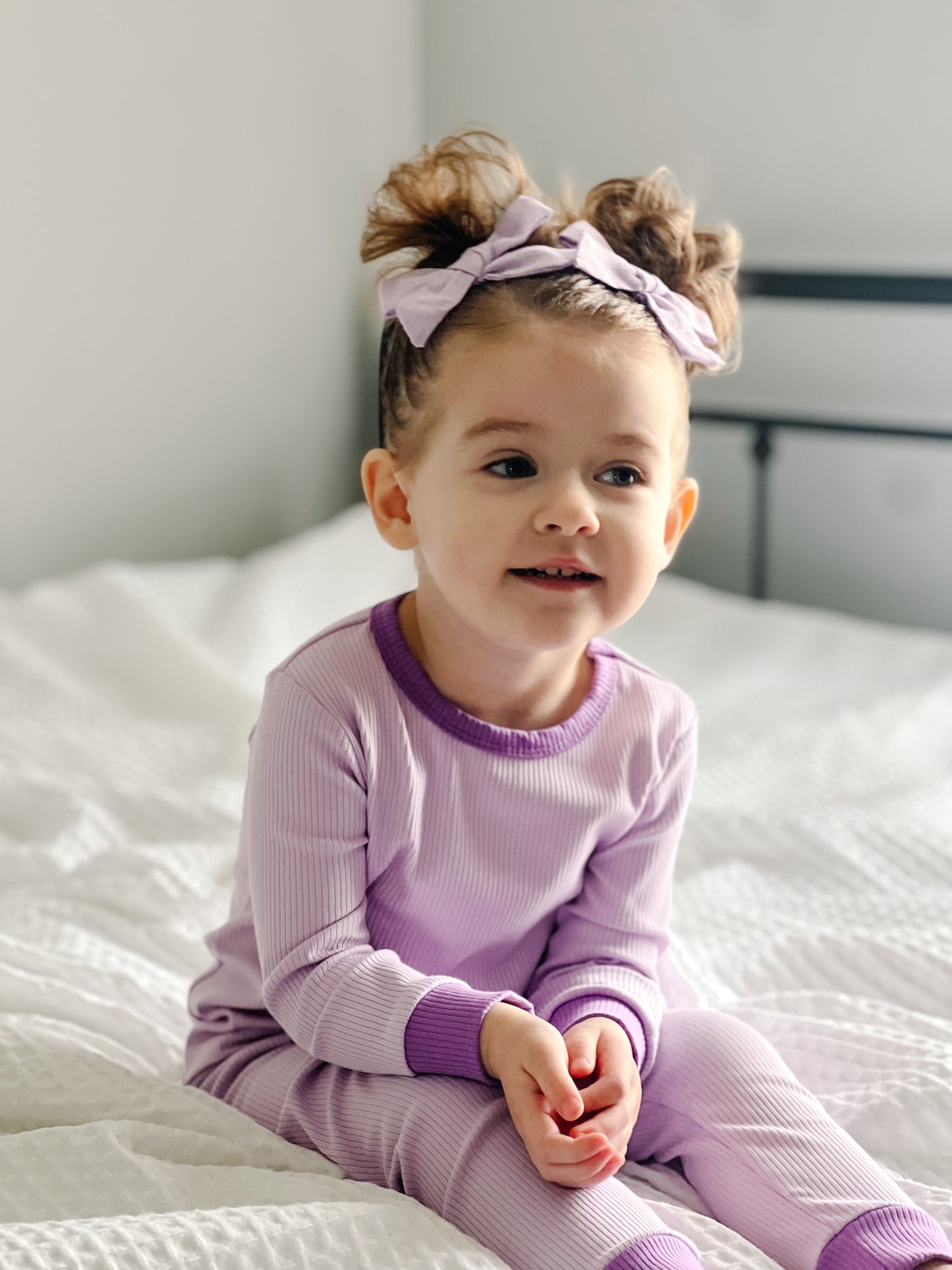2-Pc Ribbed Bamboo Pajamas
