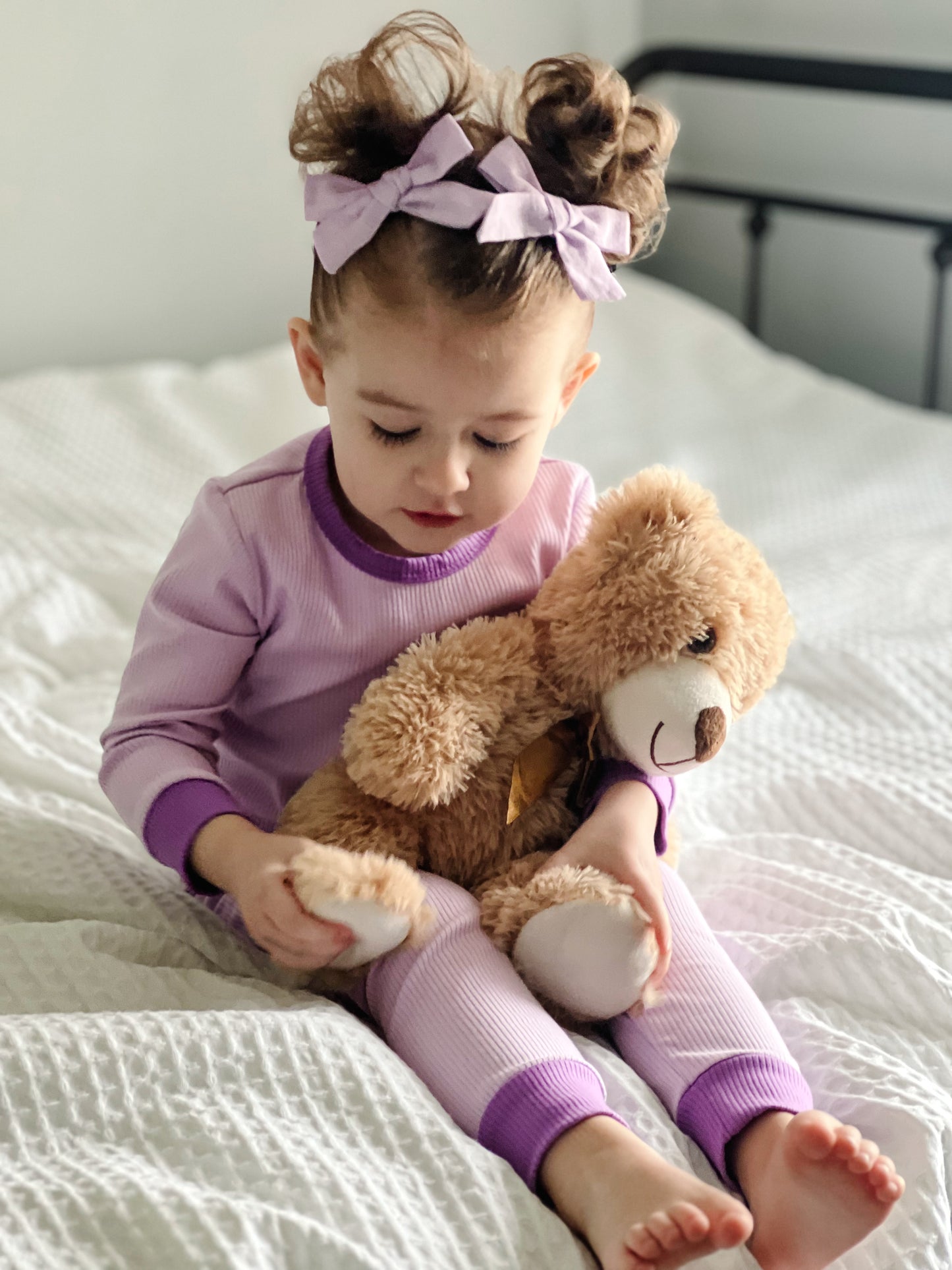 2-Pc Ribbed Bamboo Pajamas