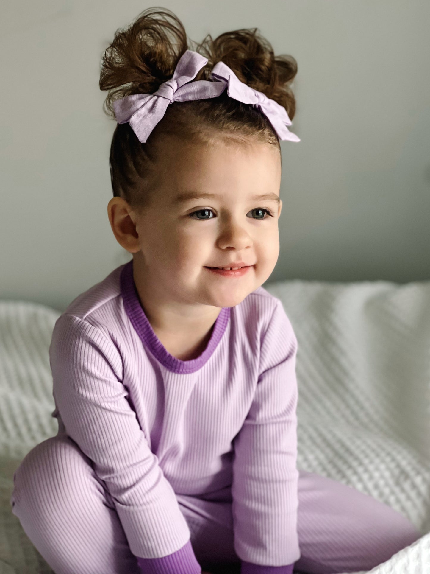 2-Pc Ribbed Bamboo Pajamas