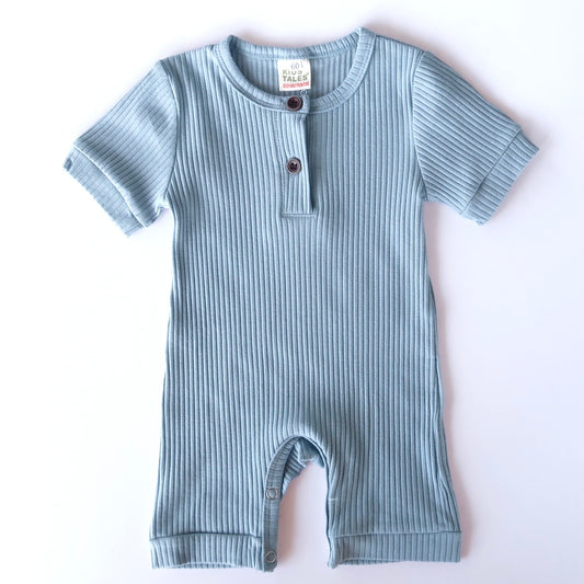 Short Ribbed One Piece